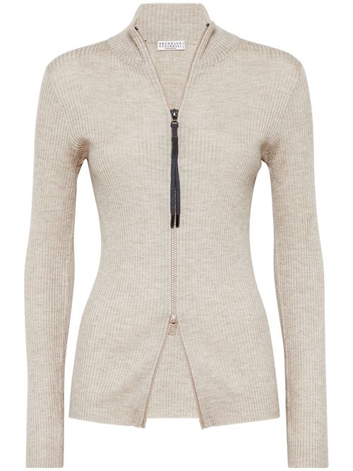 Beige cashmere knit BRUNELLO CUCINELLI | M41835506C067